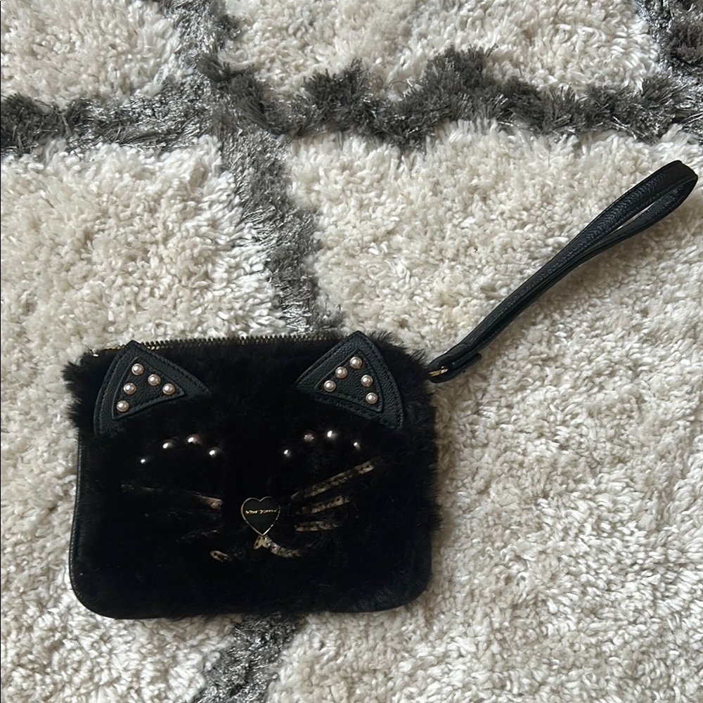 Betsey Johnson Black Cat Clutch